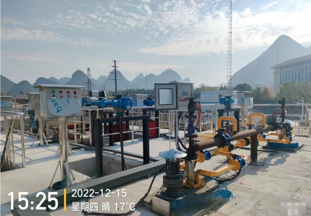 地衛(wèi)環(huán)?！`山縣第三污水處理廠